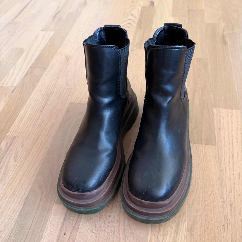 Urban Outfitters Black Leather Boots